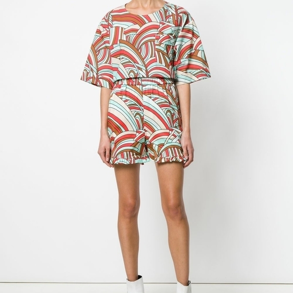 La Doublej Onde‎ Ruffled Shorts Sz M